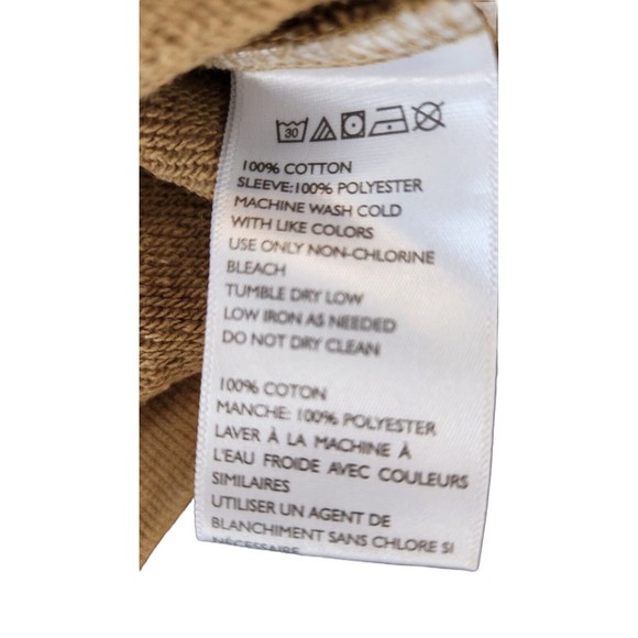 Urban Outfitters Sweatshirt Mens Size M Khaki/Brown Cotton Crew Neck Long Sleeve - Picture 3 of 6